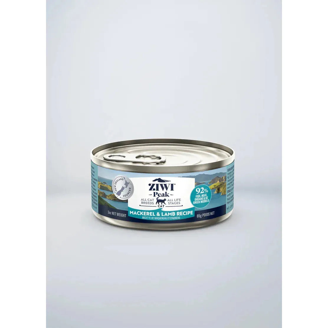 ZIWI Peak Cat Wet Food Cans Mackerel and Lamb Recipe