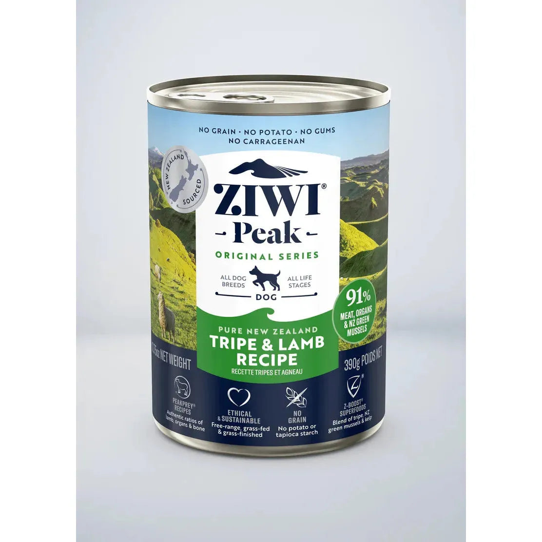 ZIWI Peak Dog Wet Food Cans Tripe & Lamb Recipe