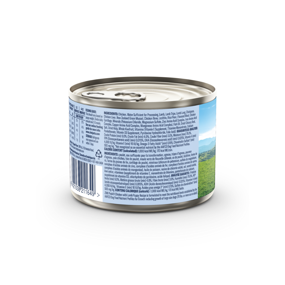 Ziwi Peak Puppy Wet Food Chicken with Lamb Recipe