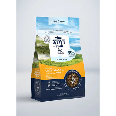 ZIWI Peak Cat Food Steam & Dried Chicken with Whole Mackerel Recipe