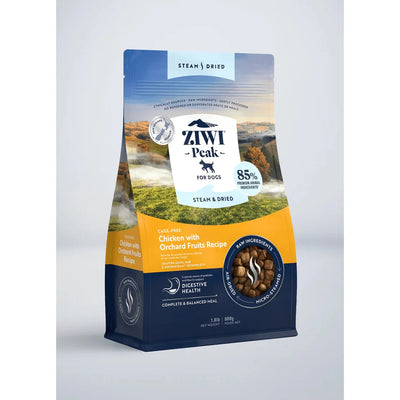 ZIWI Peak Dog Food Steam & Dried Chicken with Orchard Fruits Recipe