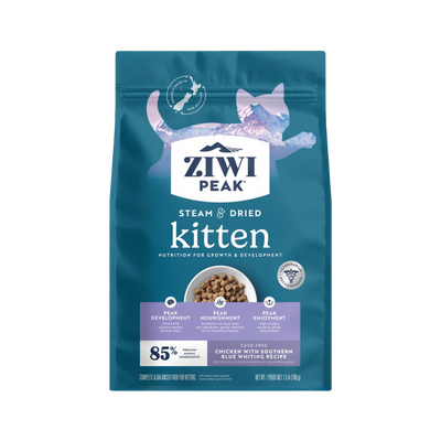 Ziwi Peak Steam & Dried Kitten Food Chicken with Southern Blue Whiting 700g