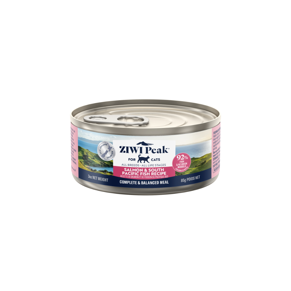 ZIWI Peak Cat Wet Food Cans Salmon and South Pacific Fish Recipe