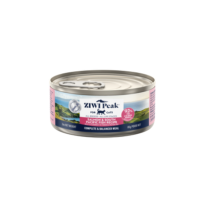 ZIWI Peak Cat Wet Food Cans Salmon and South Pacific Fish Recipe