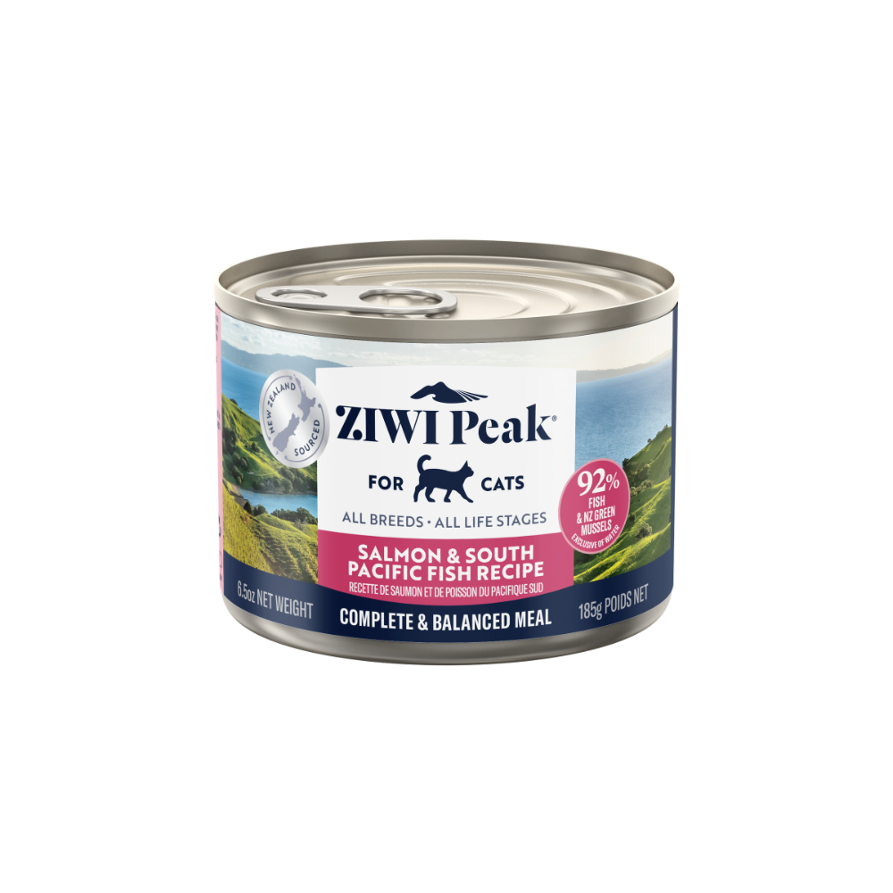 ZIWI Peak Cat Wet Food Cans Salmon and South Pacific Fish Recipe