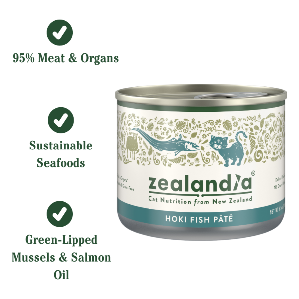 ZEALANDIA Hoki Fish Pate Cat Wet Food