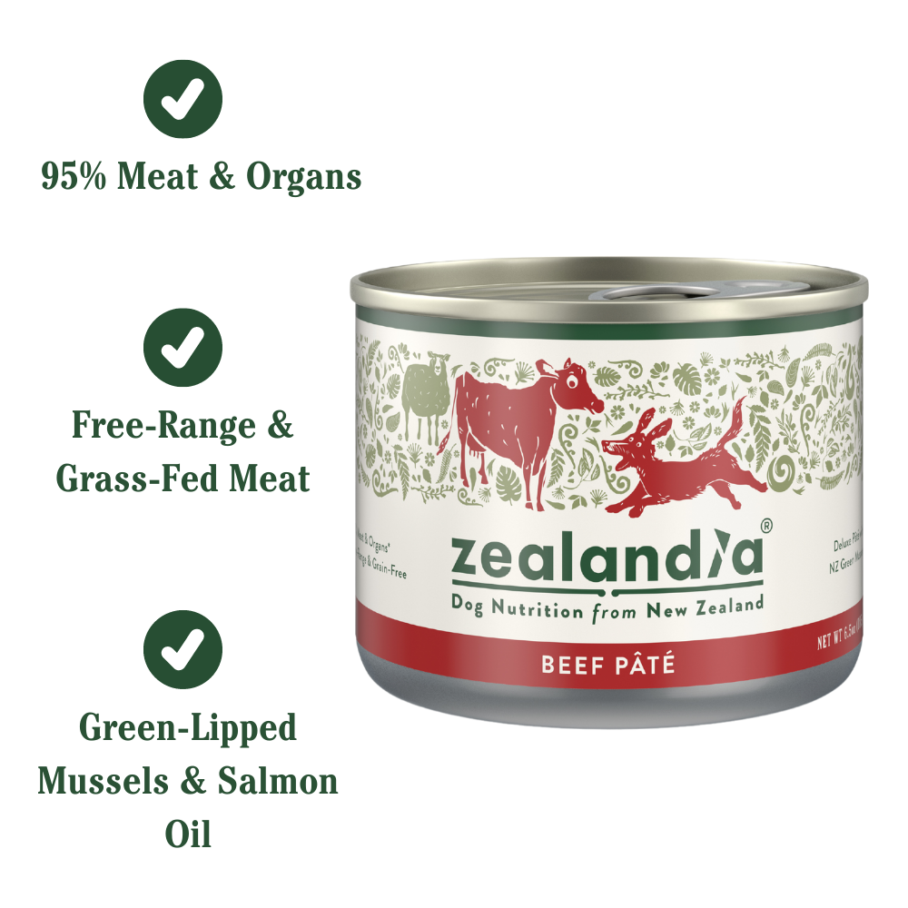 ZEALANDIA Beef Pate DOG Wet Food