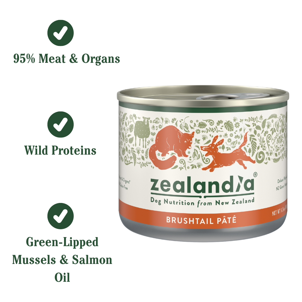 ZEALANDIA Brushtail Pate DOG Wet Food