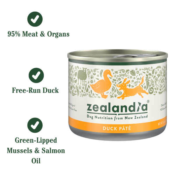 ZEALANDIA Duck Pate Dog Wet Food