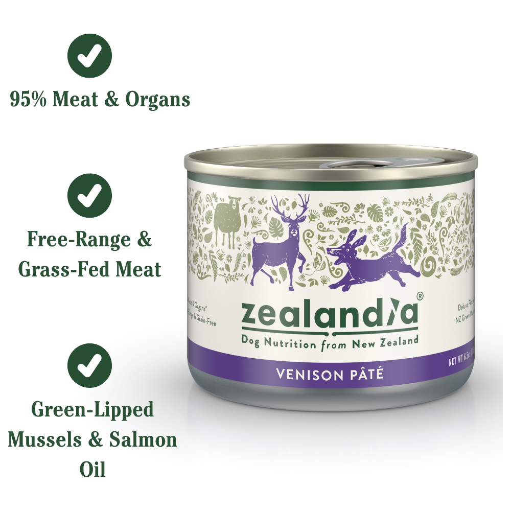 ZEALANDIA Venison Pate DOG Wet Food