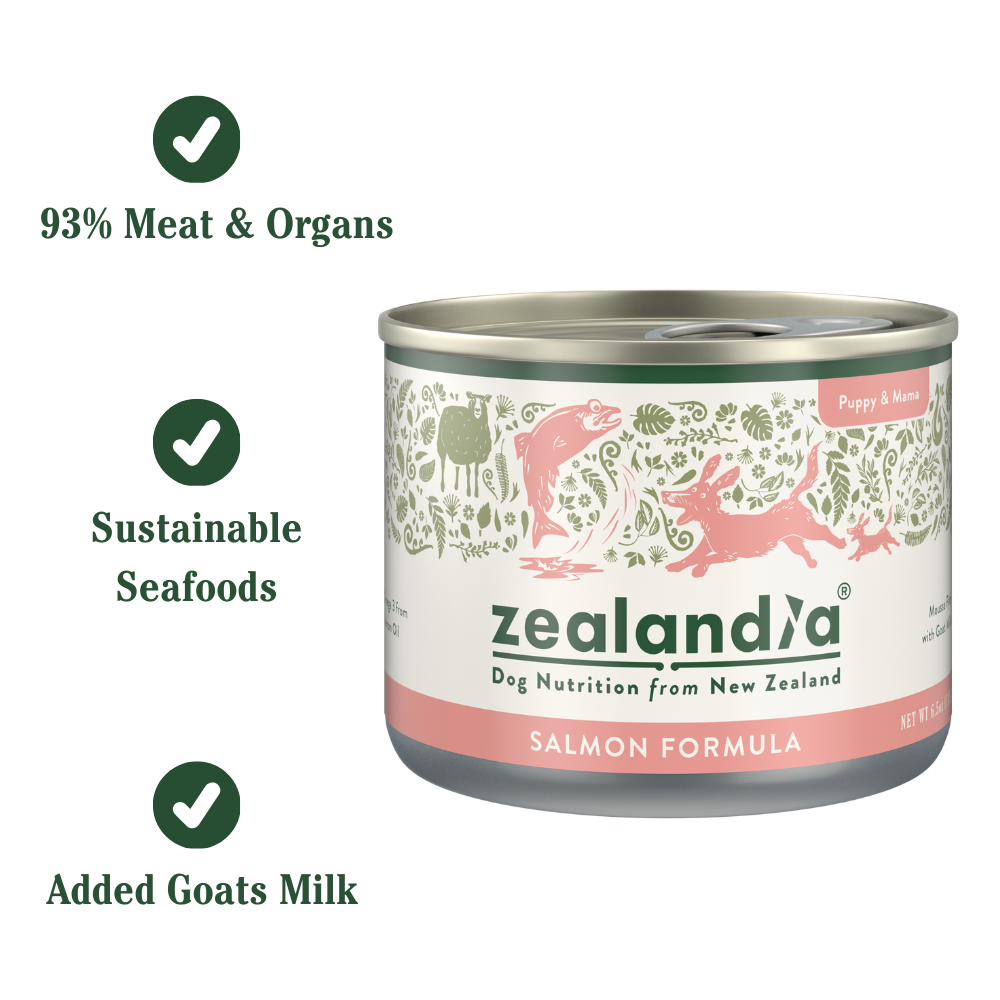 ZEALANDIA Mousse Pate Salmon Formula Puppy & Mama Wet Food