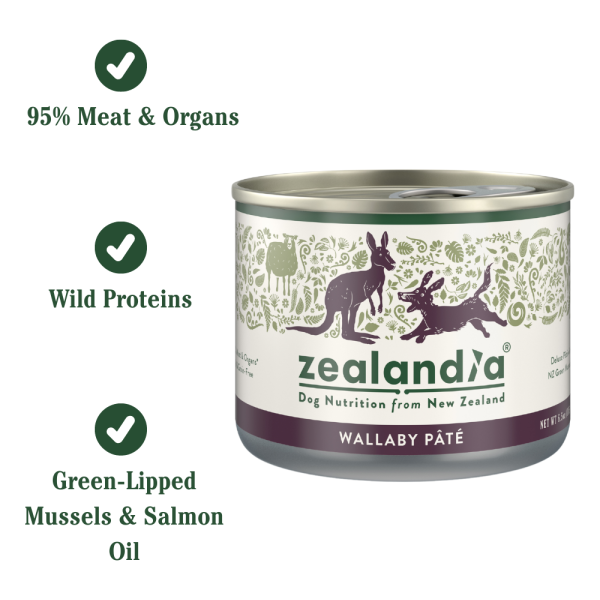 ZEALANDIA Wallaby Pate DOG Wet Food