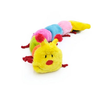Zippypaws Plush Toys For Dog Caterpillar – Large with 7 Squeakers