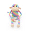 Zippypaws Plush Toys For Dog Spencer the Crinkle Monkey – Large Rainbow