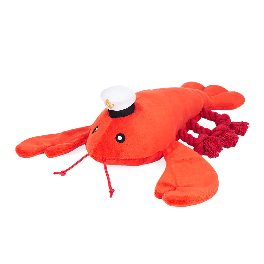 Zippypaws Plush Toys For Dog Playful Pal – Luca the Lobster