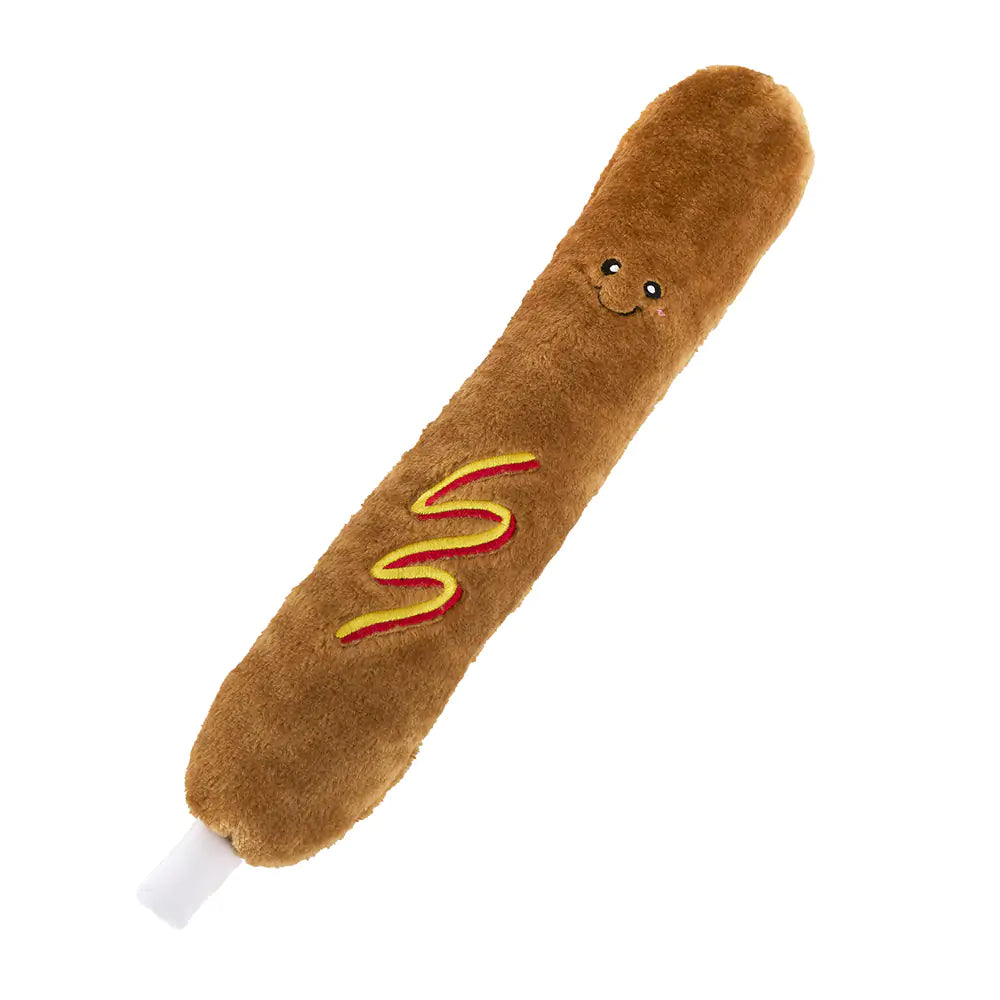 Zippypaws Plush Toys For Dog Jigglerz® – Corn Dog