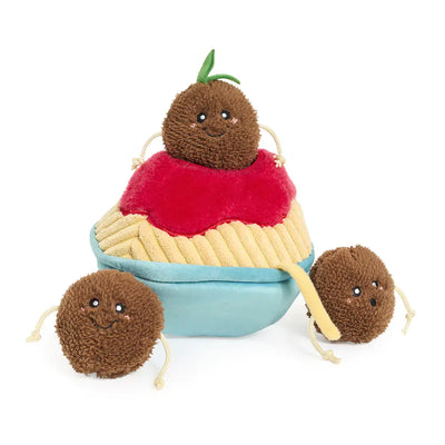 Zippypaws Plush Toys For Dog Zippy Burrow® – Spaghetti & Meatballs