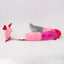 Zippypaws Plush Dog Toys Valentine’s Caterpillar – Deluxe with 7 Squeakers