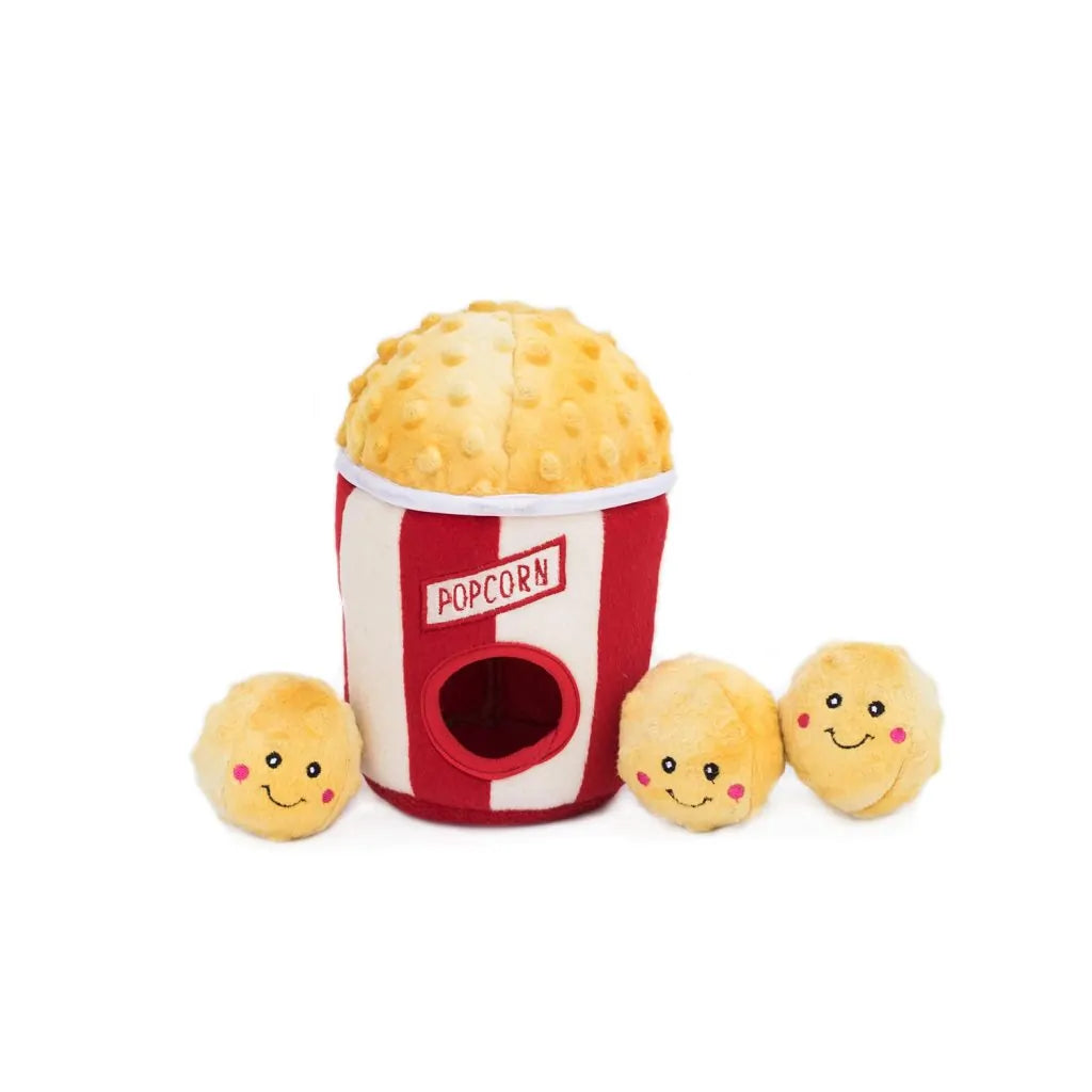 Zippypaws Plush Toys For Dog Zippy Burrow® – Popcorn Bucket