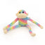 Zippypaws Plush Toys For Dog Spencer the Crinkle Monkey – 2Pack Small Rainbow and Blue