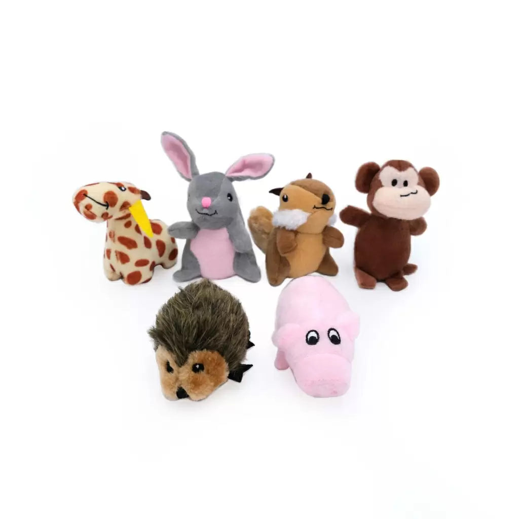 Zippypaws Plush Toys For Dog Miniz Miniz Multipack 6-Pack