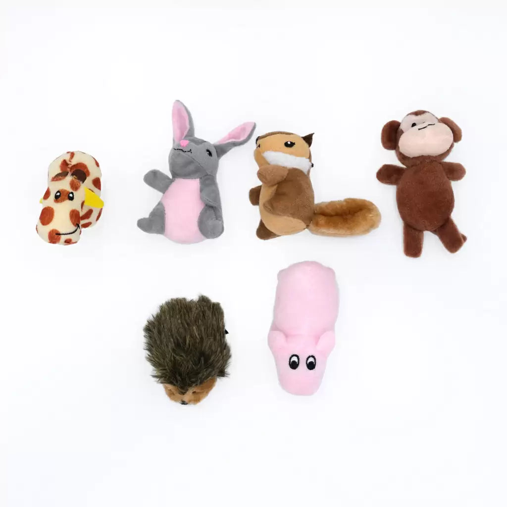 Zippypaws Plush Toys For Dog Miniz Miniz Multipack 6-Pack
