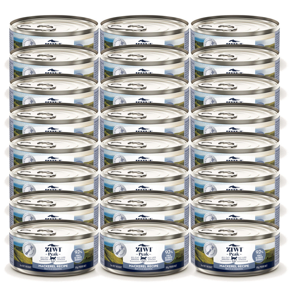 ZIWI Peak Cat Wet Food Cans Mackerel Recipe