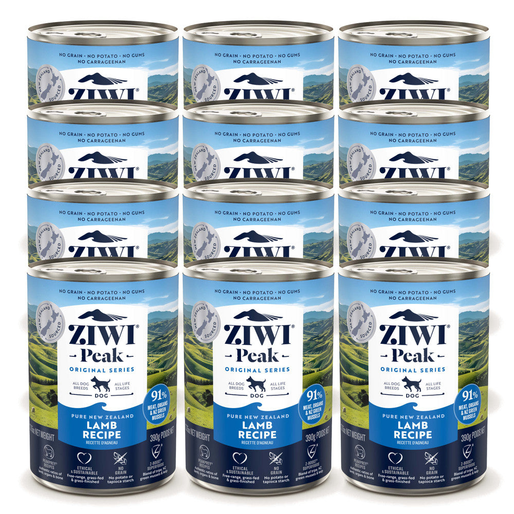 ZIWI Peak Dog Wet Food Cans Lamb Recipe