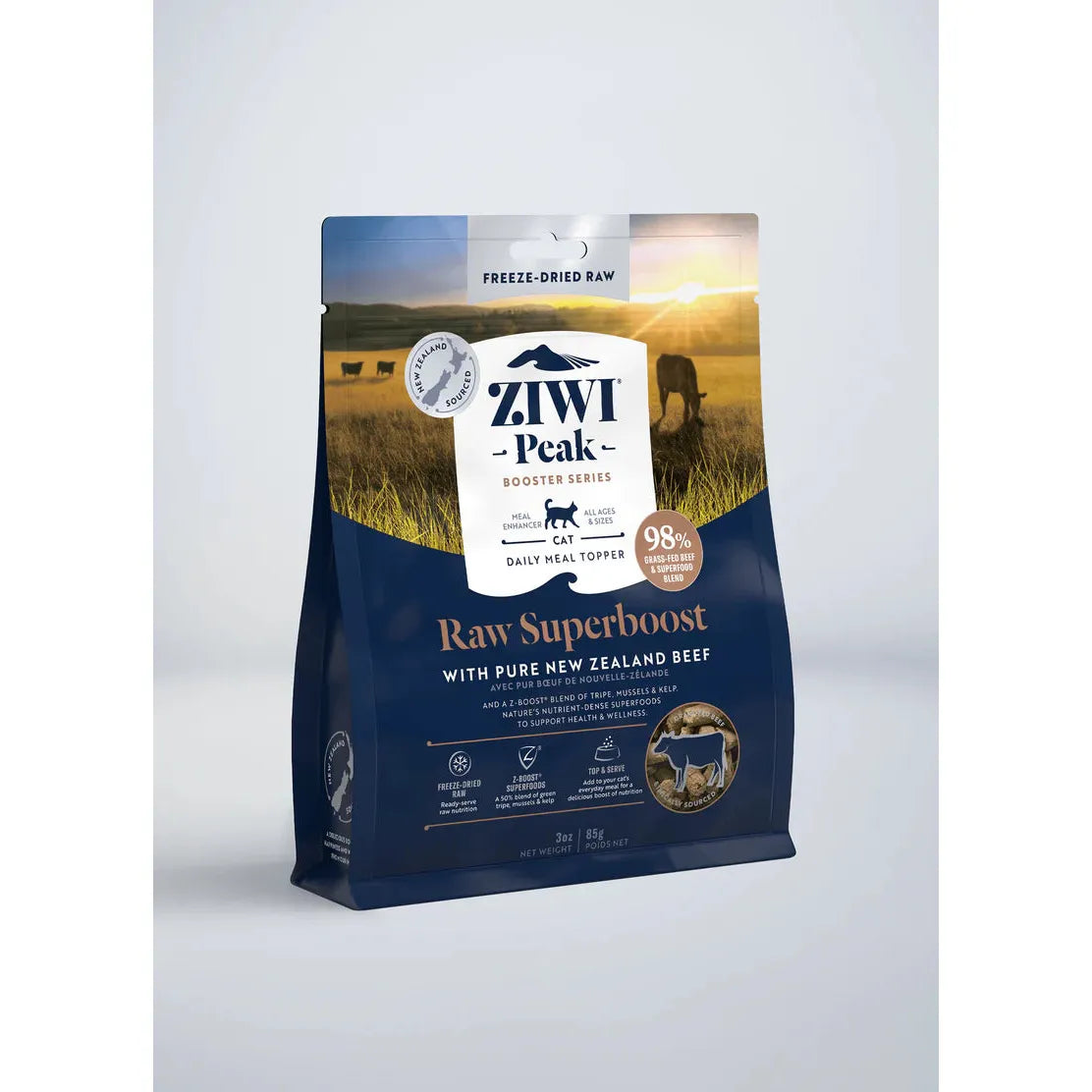 ZIWI Peak Raw Superboost Beef Recipe For Cats 85g