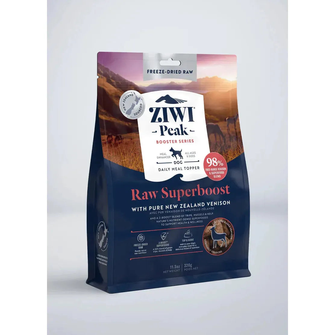 ZIWI Peak Raw Superboost Venison Recipe For Dog