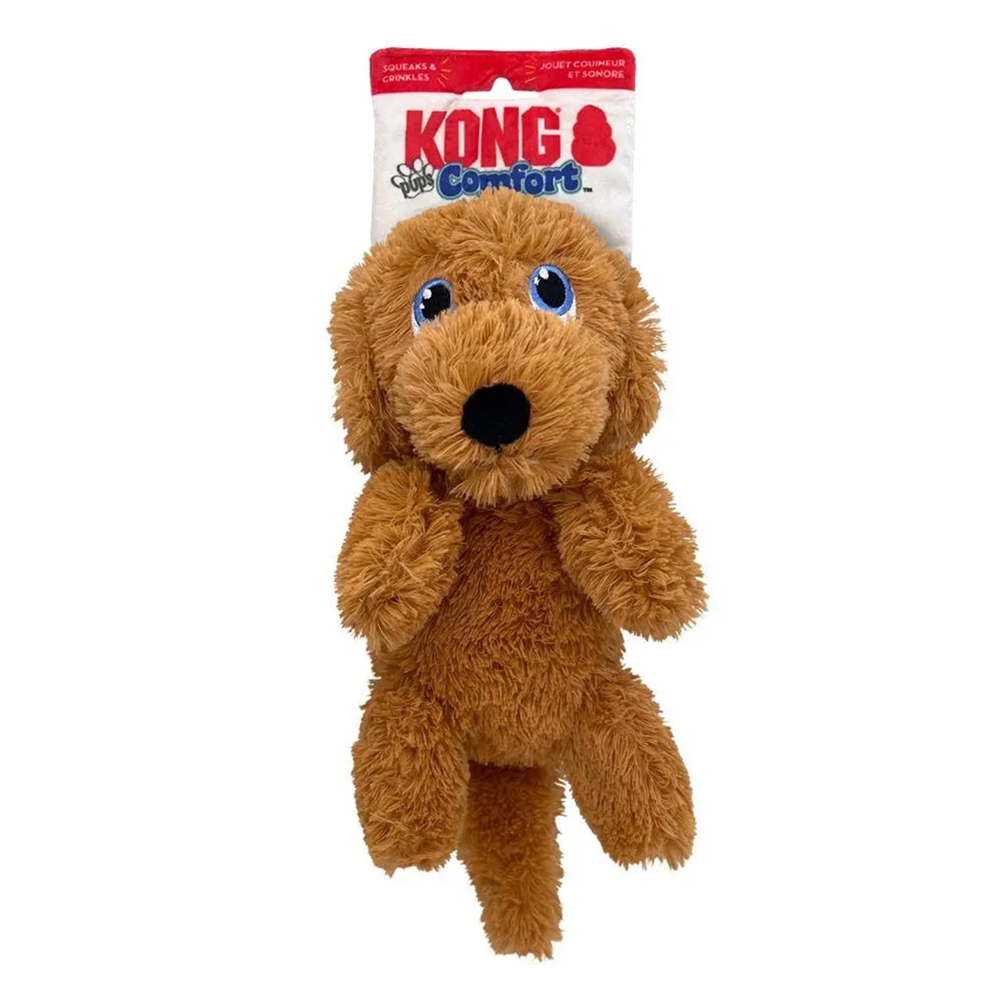 KONG Soft Plush Dog Toy Comfort Pups Goldie