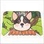 Touchdog Rectangle Resting Mat - Corgi