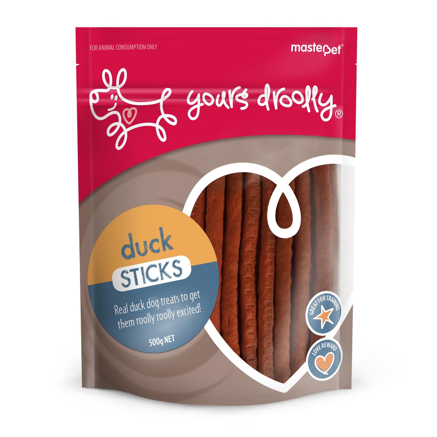 Yours Droolly Dog Treats Duck Sticks