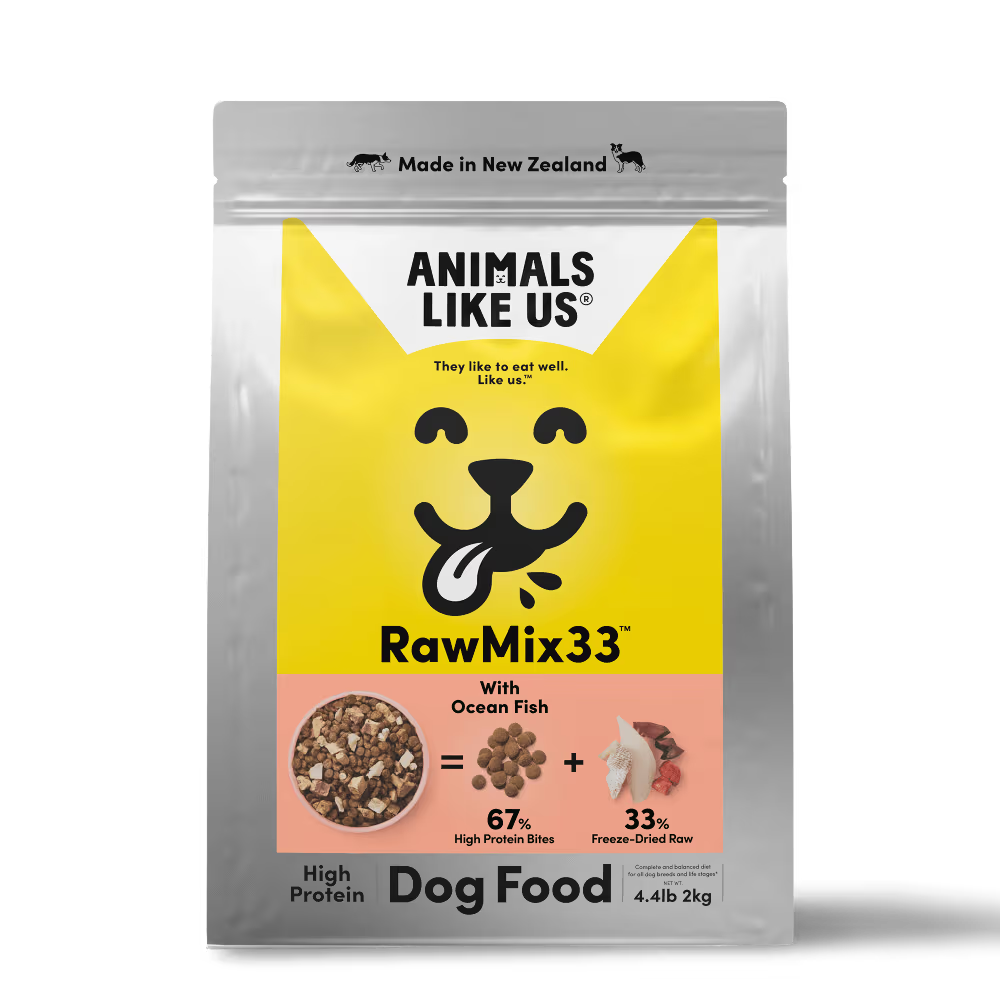 Animals Like Us - Raw Mix 33 with Ocean Fish Dog Food 2KG
