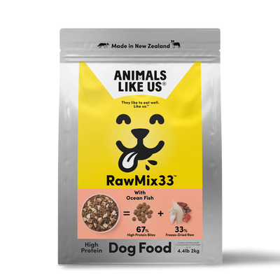 Animals Like Us - Raw Mix 33 with Ocean Fish Dog Food 2KG