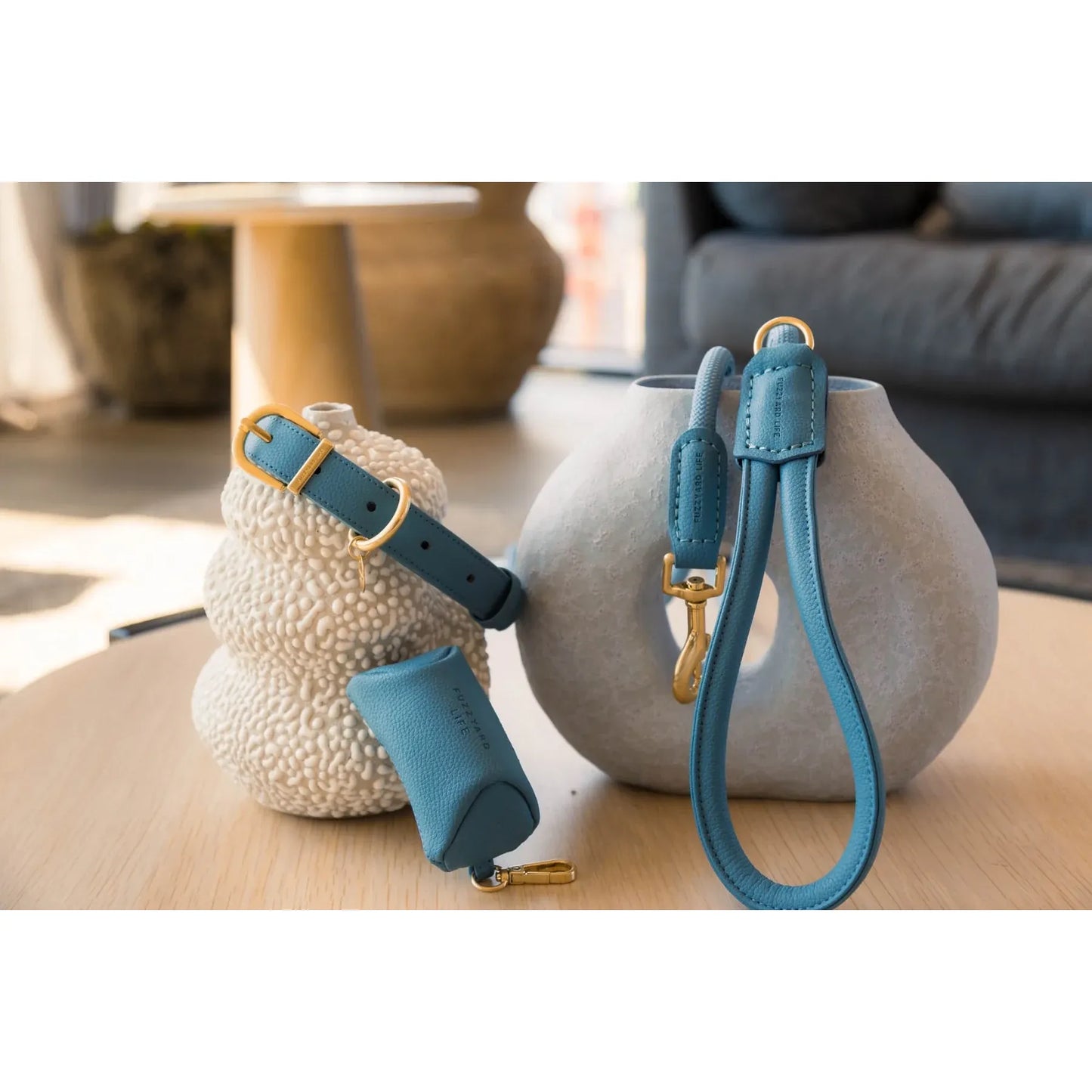 FuzzYard Life Atelier Dog Collar - French Blue