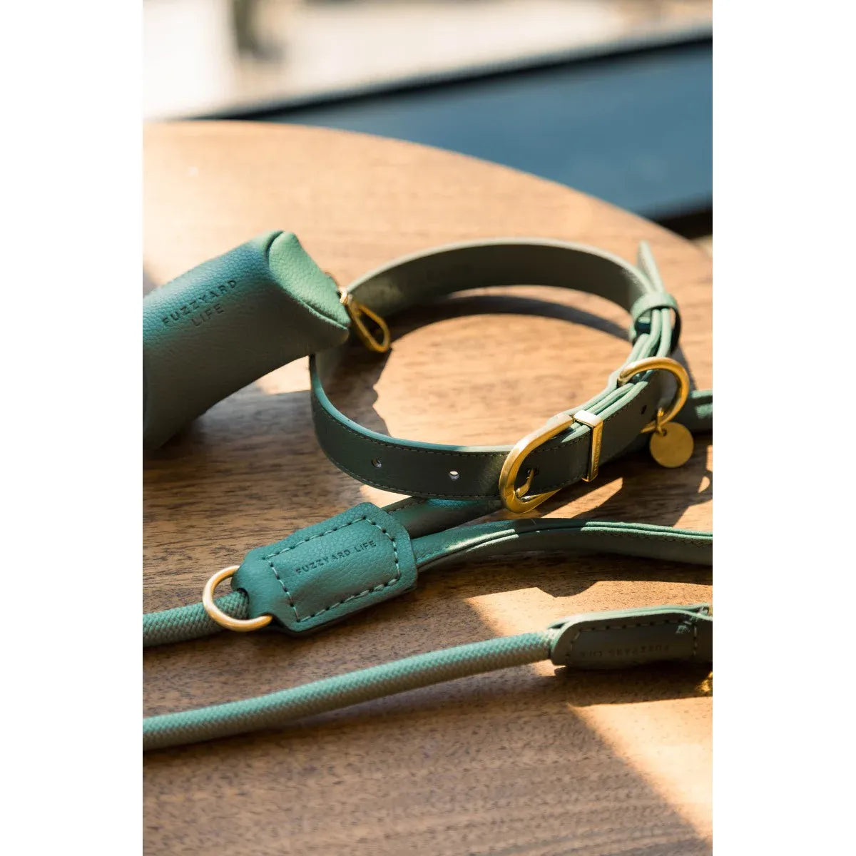 FuzzYard Life Atelier Dog Rope Lead - Myrtle Green
