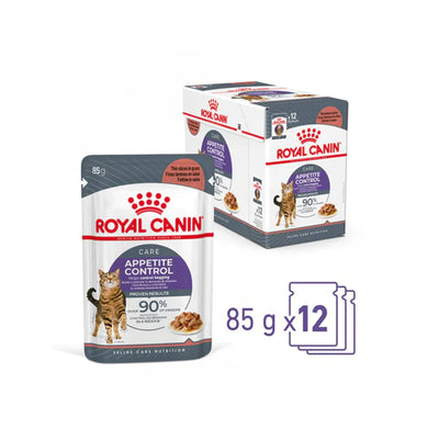 ROYAL CANIN Appetite Control Gravy Adult Wet Cat Food 85g x 12