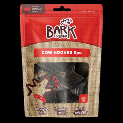 Bark & Beyond Dog Treats Cow Hooves 8pcs