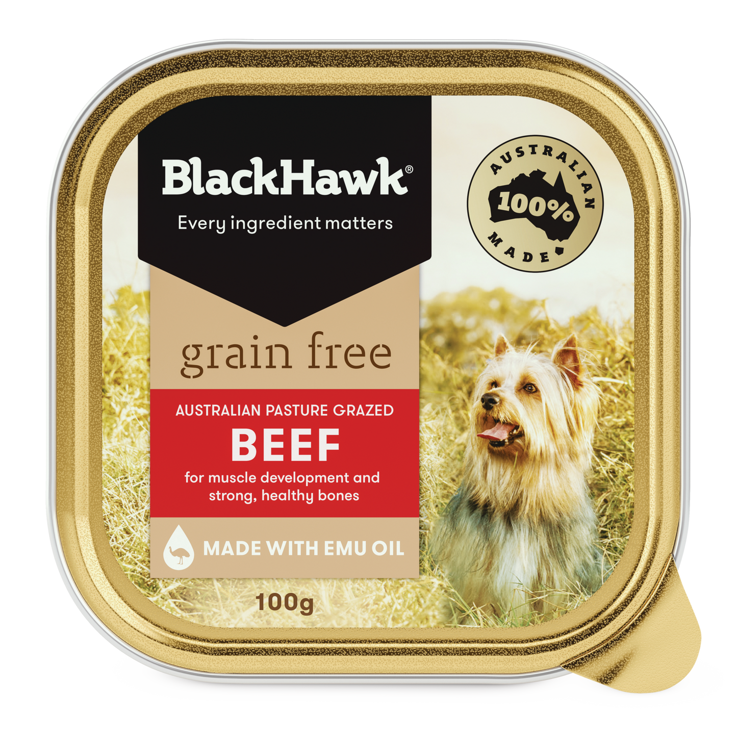 Black Hawk Dog Wet Food Grain Free Beef