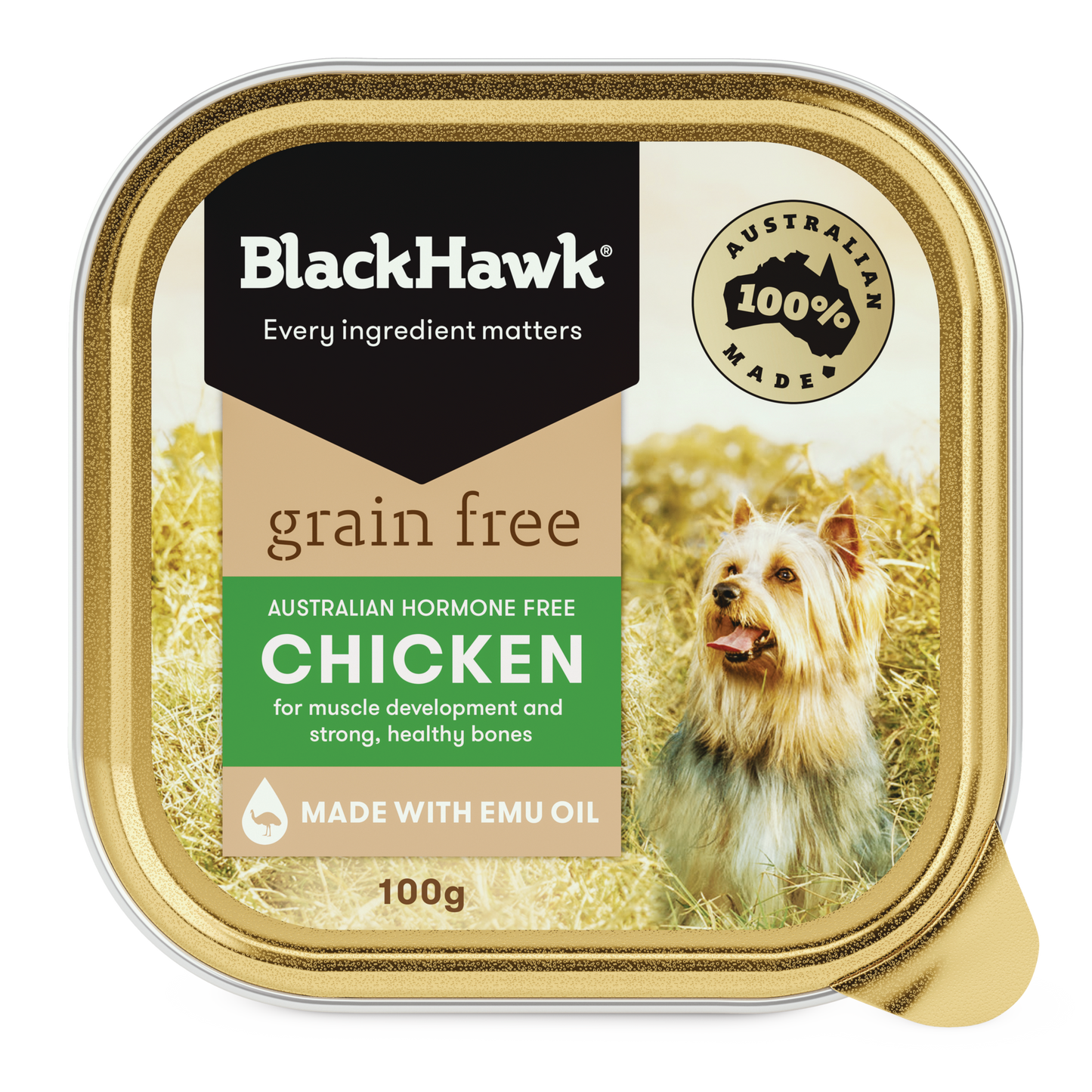Black Hawk Dog Wet Food Grain Free Chicken Trays
