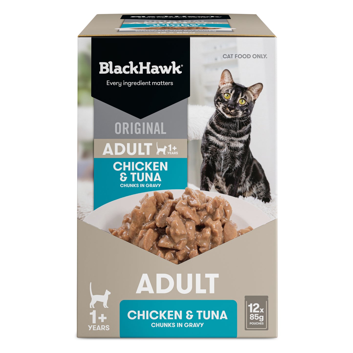 Black Hawk Adult Cat Wet Food Chicken & Tuna