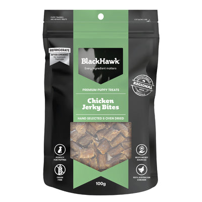Black Hawk Dog Treats Chicken Jerky Bites 100g