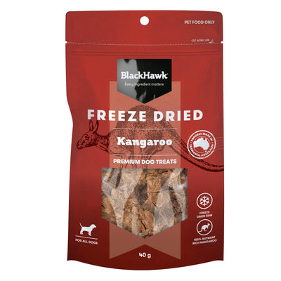 Black Hawk Dog Treats Freeze Dried Kangaroo 40g