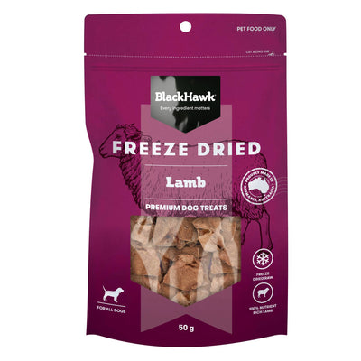 Black Hawk Dog Treats Freeze Dried Lamb 50g