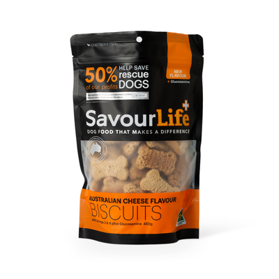 SavourLife Dog Treats Biscuits Australian Cheese Flavour 450g