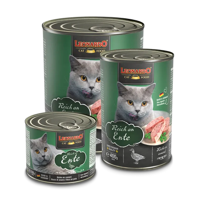 Leonardo® Cat Wet Food Quality Selection - Rich in Duck