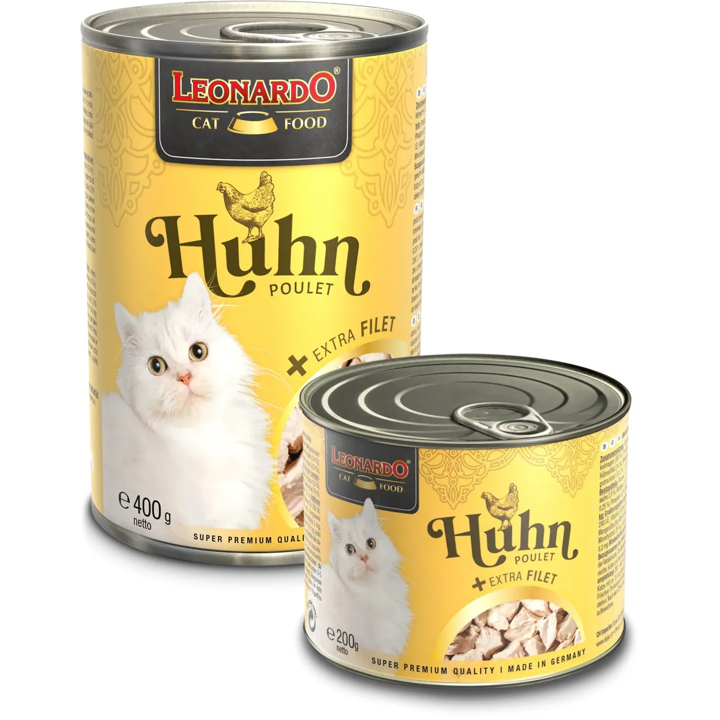 Leonardo® Cat Wet Food Extra Fillet - Chicken + extra fillet