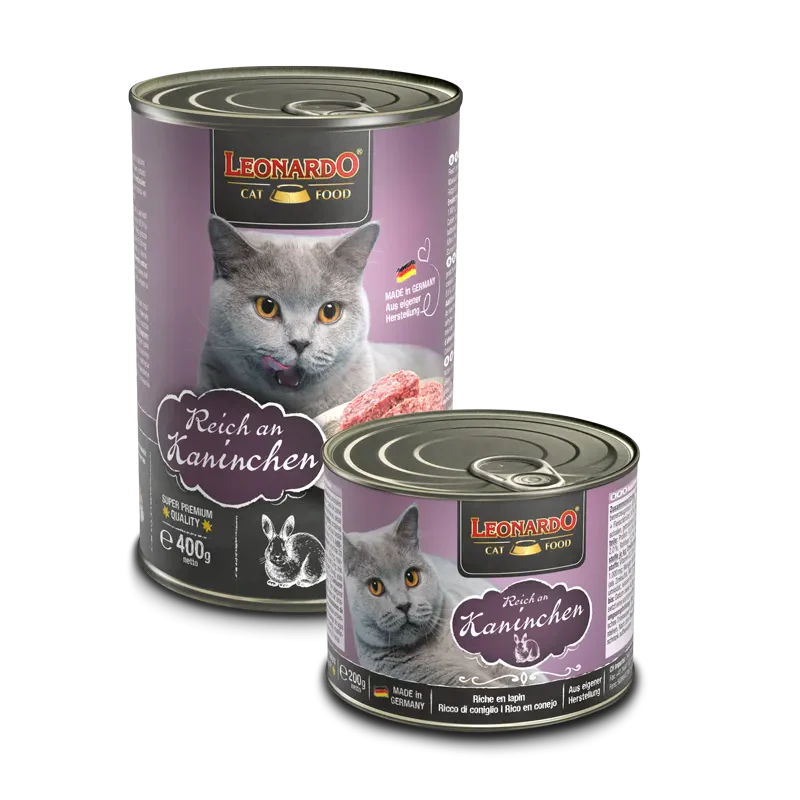 Leonardo® Cat Wet Food Quality Selection - Rich in Rabbit