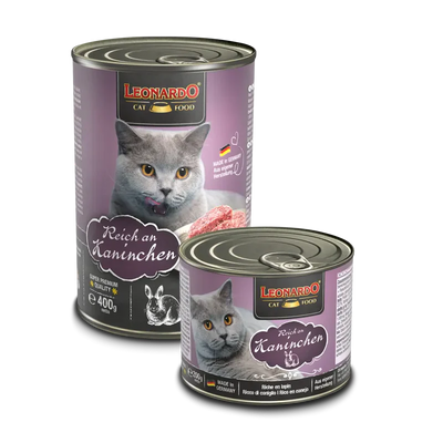 Leonardo® Cat Wet Food Quality Selection - Rich in Rabbit